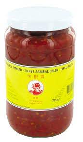 PUREE DE PIMENT SEMBAL OELEK  "COCK"  725G